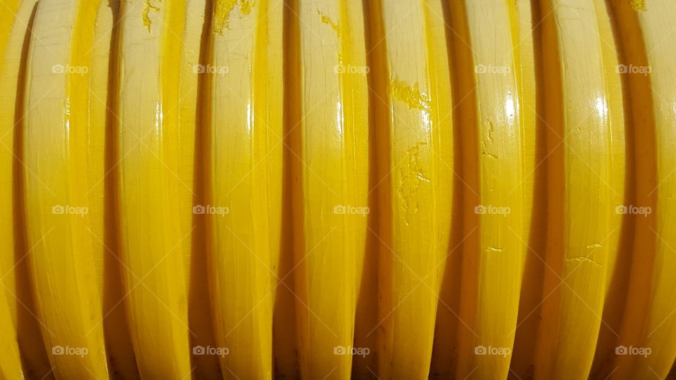 Full frame of yellow plastic