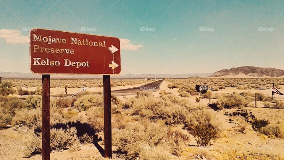 desert sign