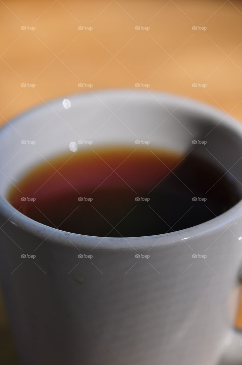 White Cup with Coffee