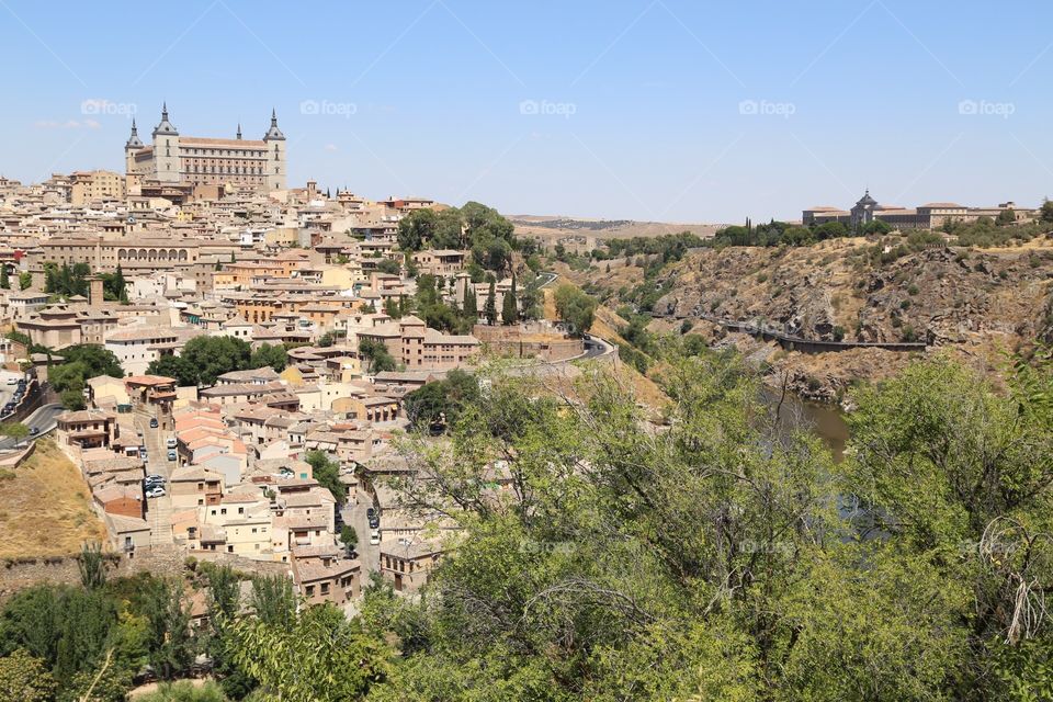 The historic city of Toledo in Spain