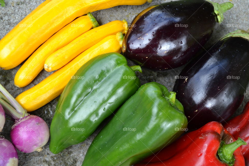 Colourful veggies 