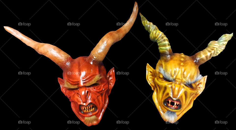 My art - masks of devil