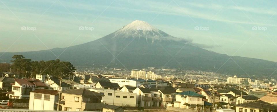 My Fuji from billet train