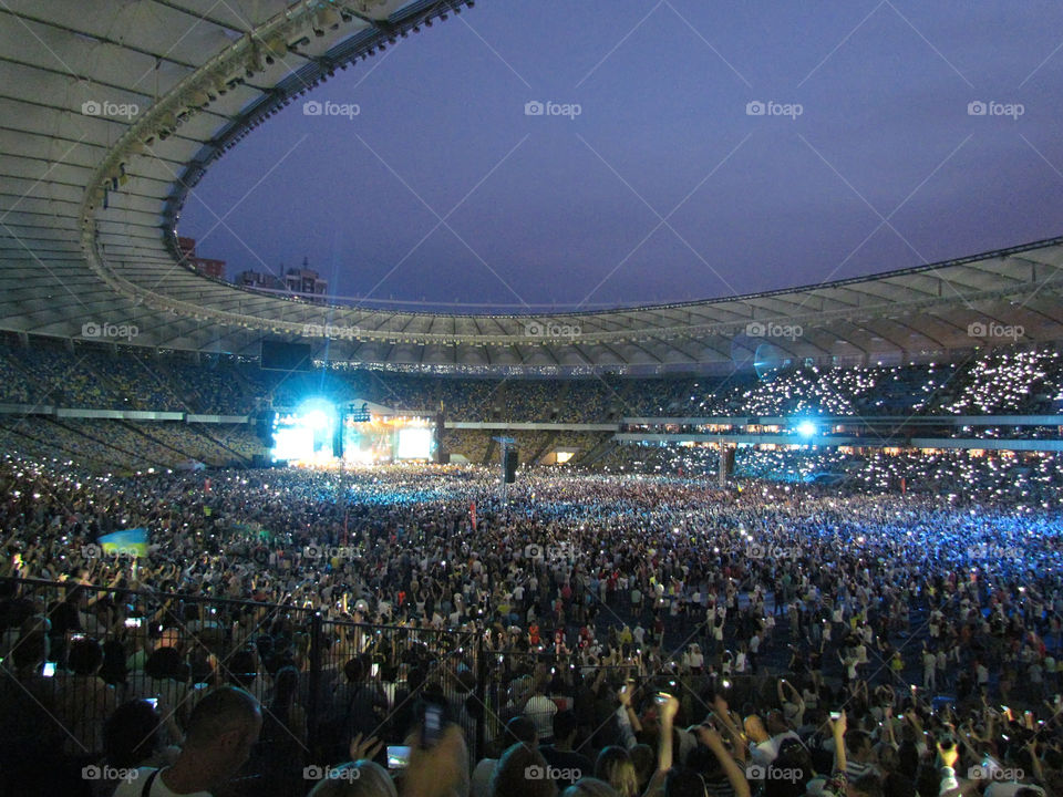 concert at the Olympic stadium in Kiev