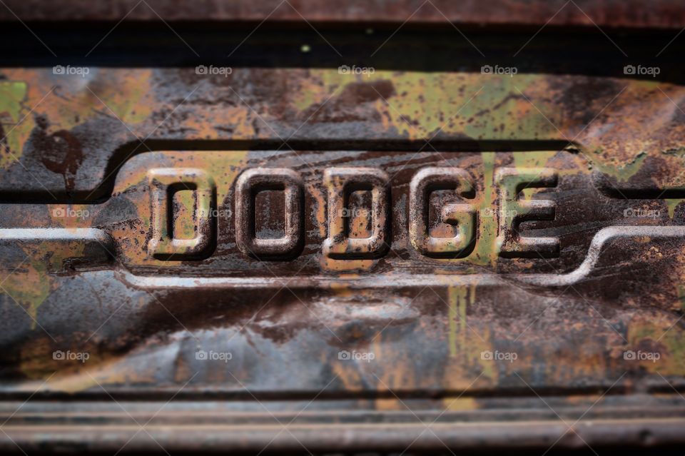 Rusty Bent Dodge