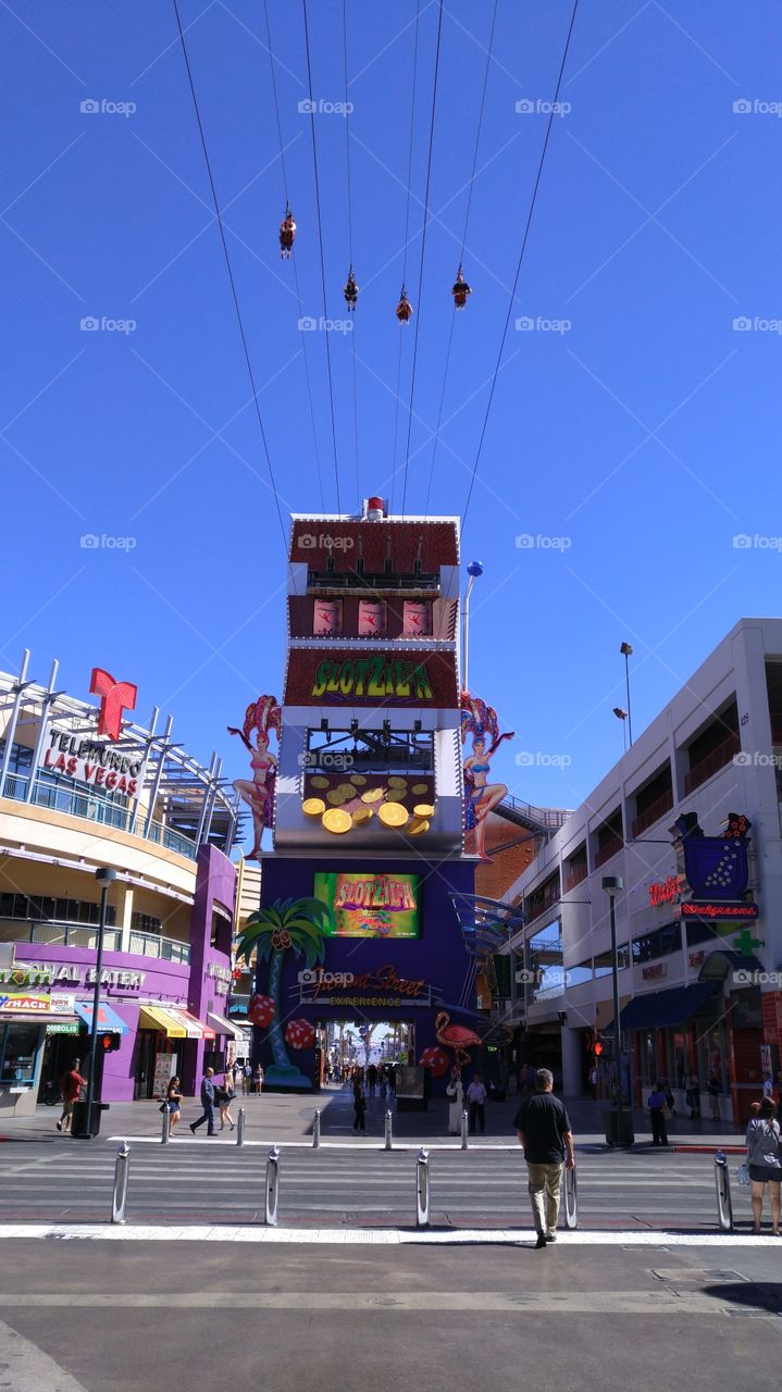 Big gambling slot machine, Las Vegas