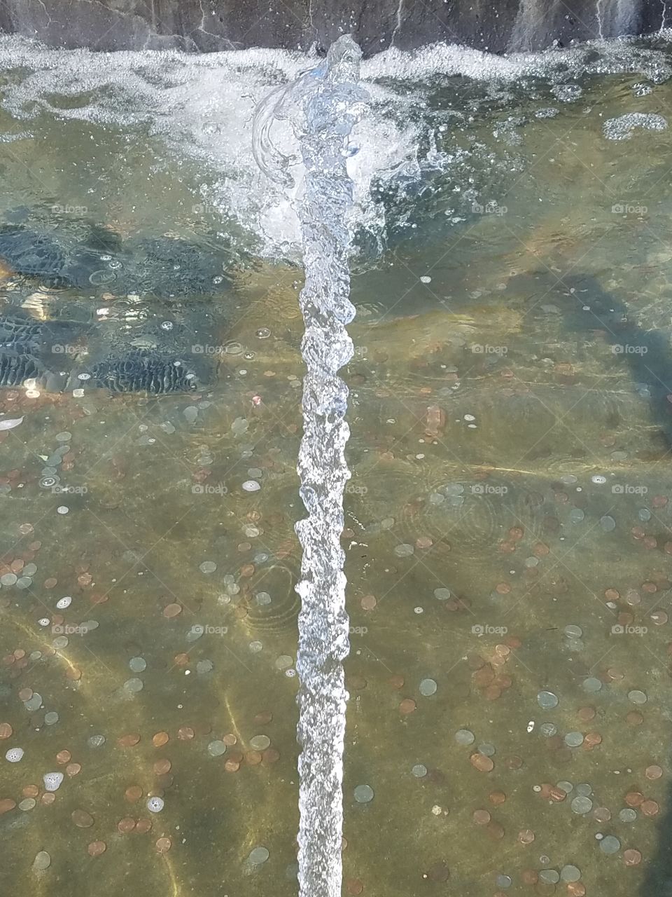 Tanger Outlets at Deer Park - June 2017 - Taken on Android Phone - Galaxy S7 - Water Fountain Jet Stream