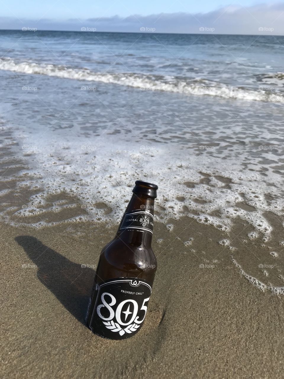 No beach trip is done without a beer 805 delicious 