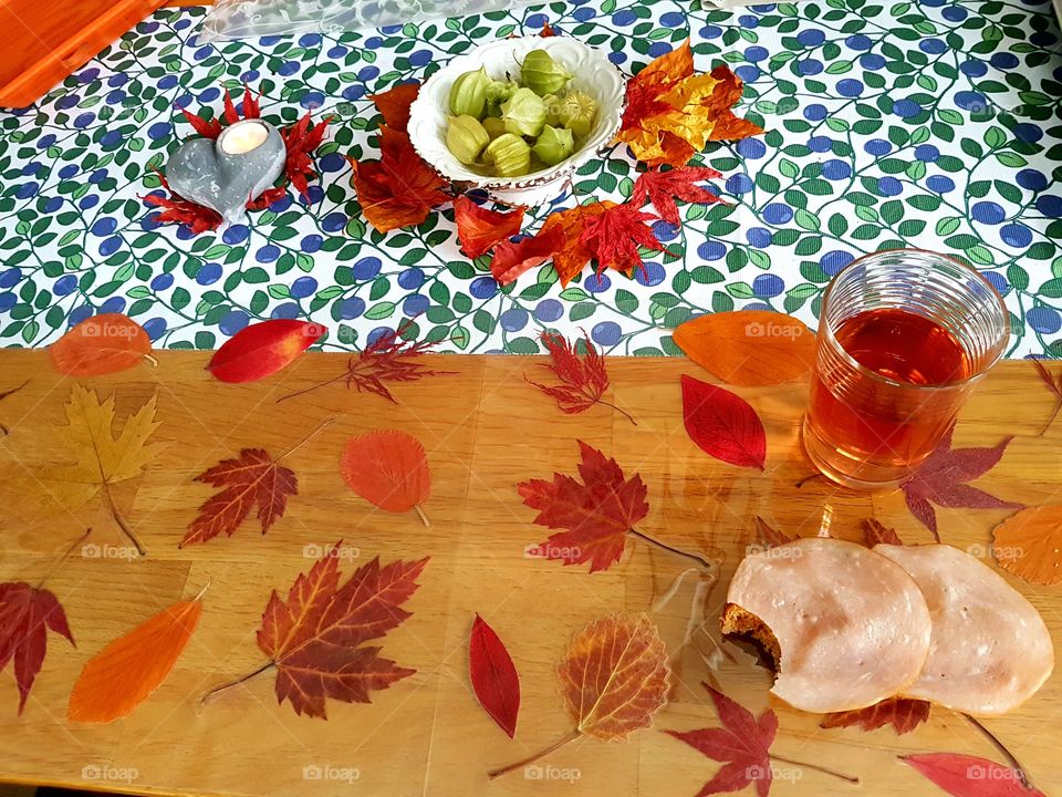 fall table decoration