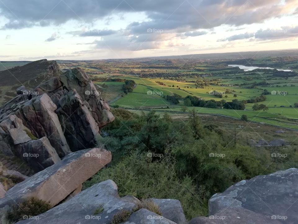 Landscape of the roaches, Staffordshire