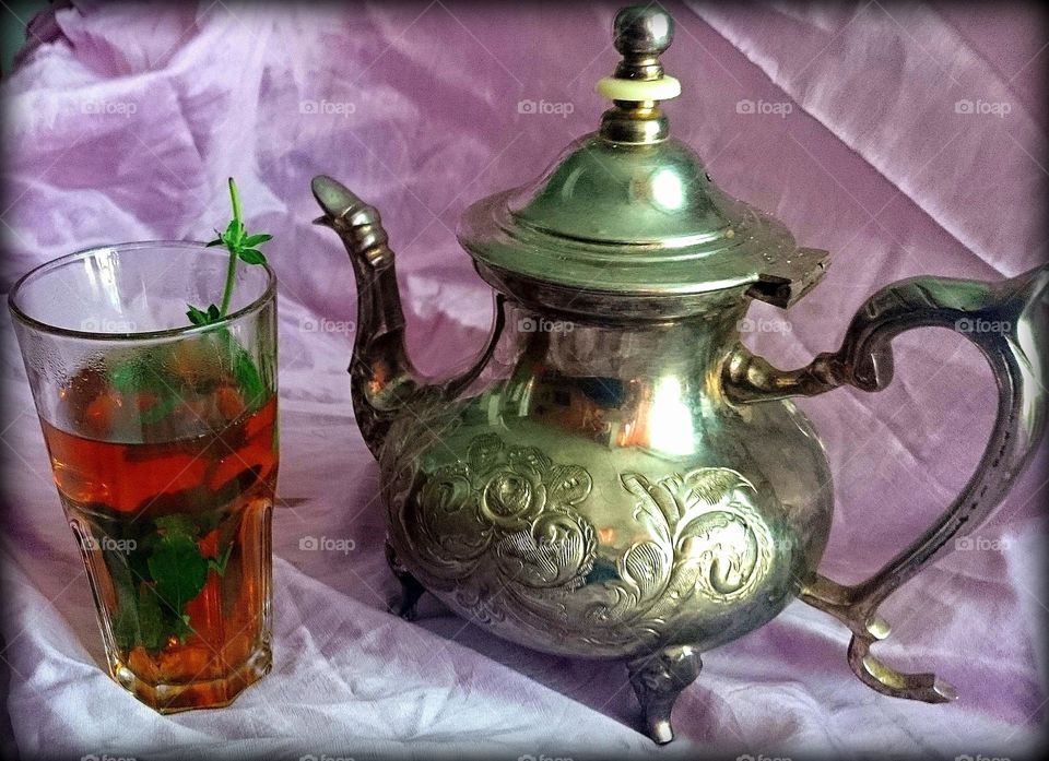 Moroccan mint tea