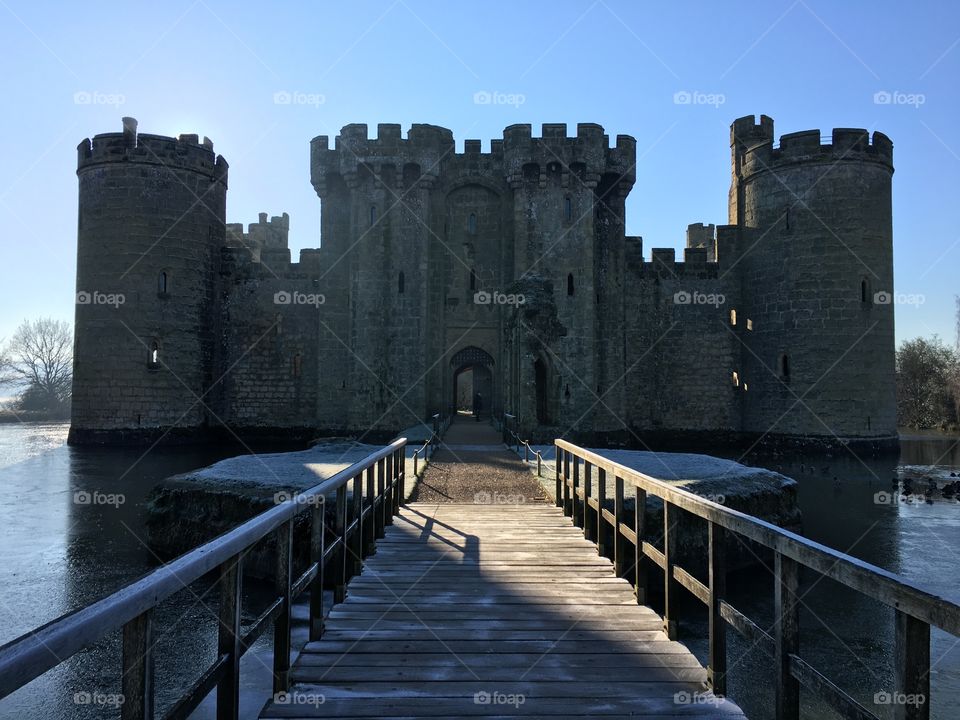 Bodium castle drawbridge