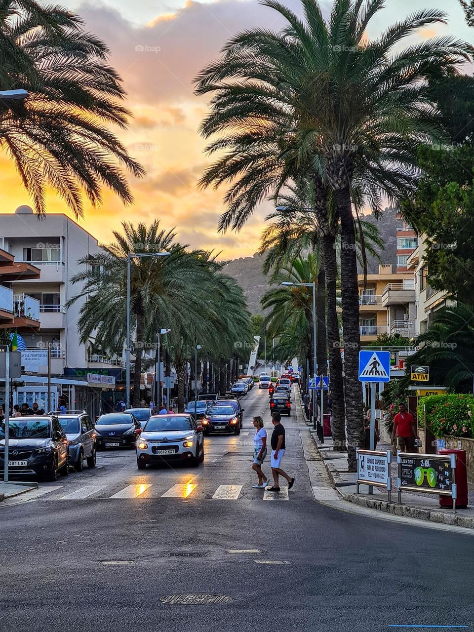 Beautiful summer evening 