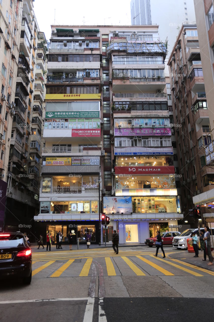 Hong Kong shopping microcosm. All the features of Hong Kong shopping in the one building 