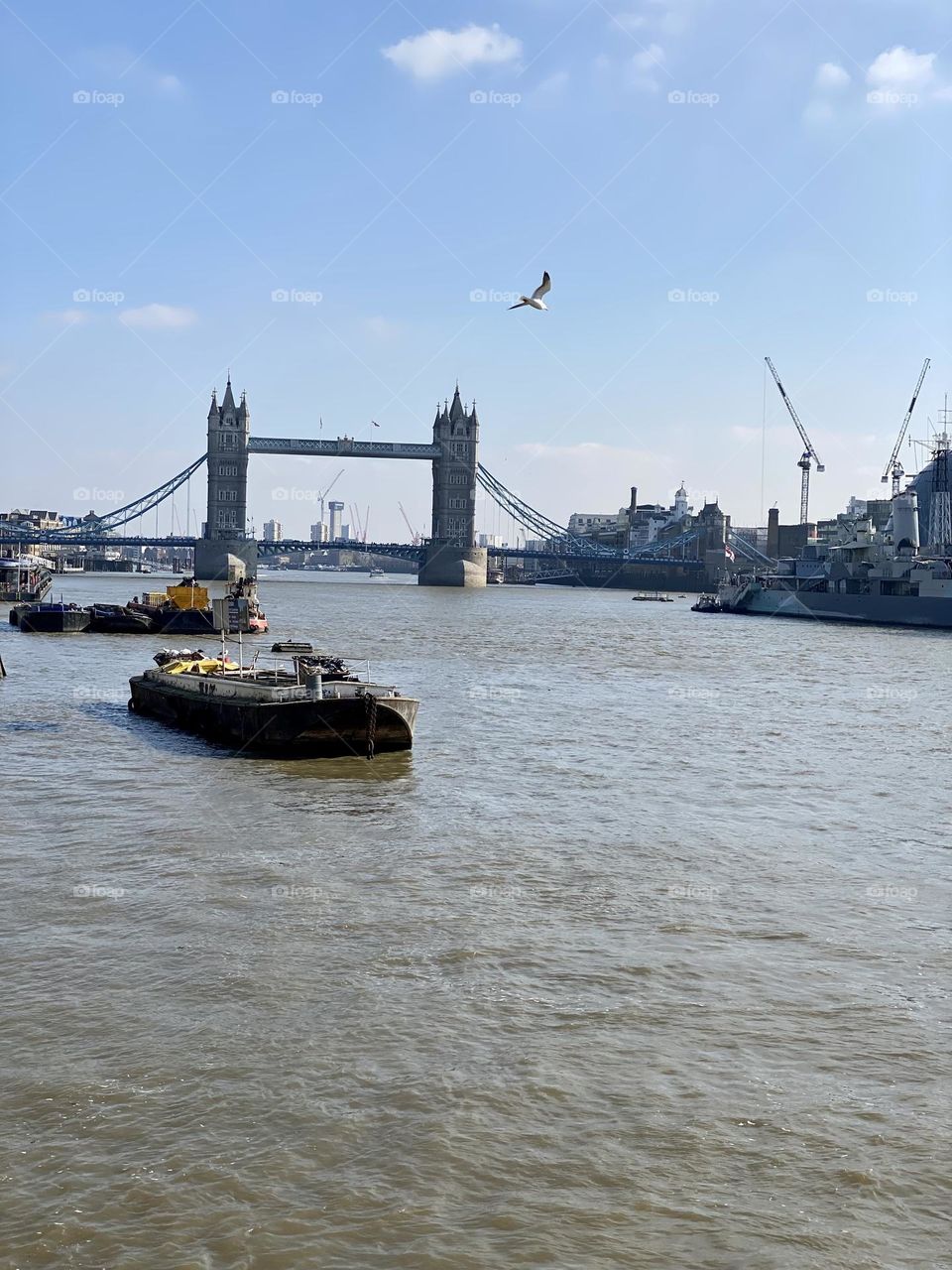 Tower Bridge and river 