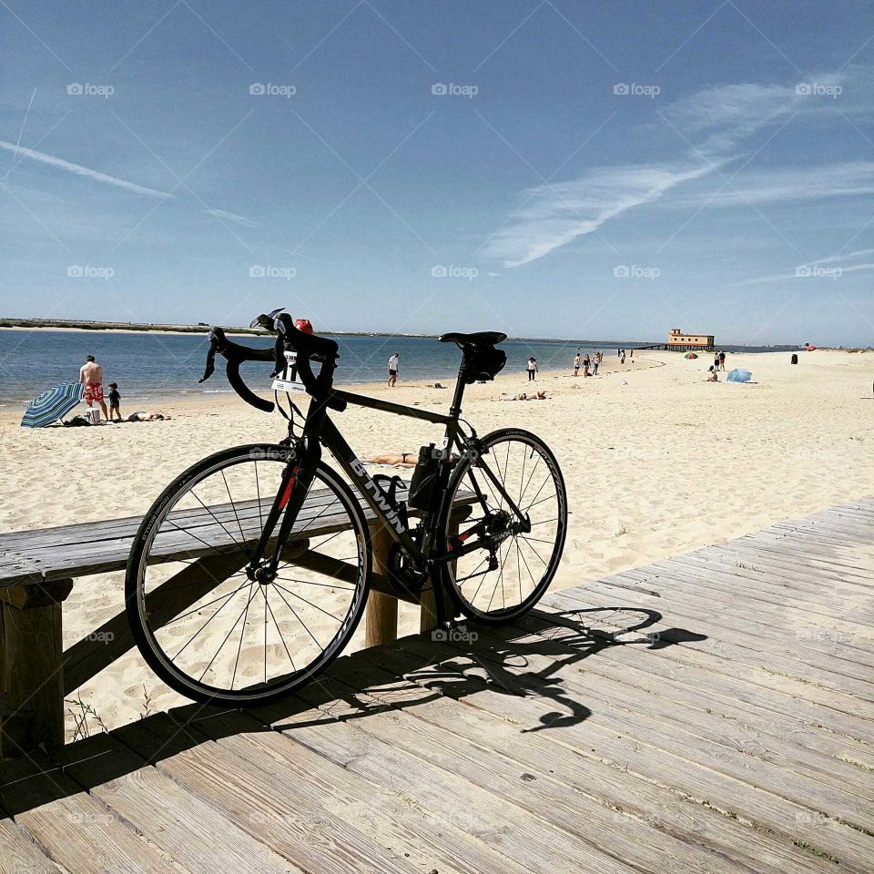 Wheel, Bike, Travel, Beach, No Person