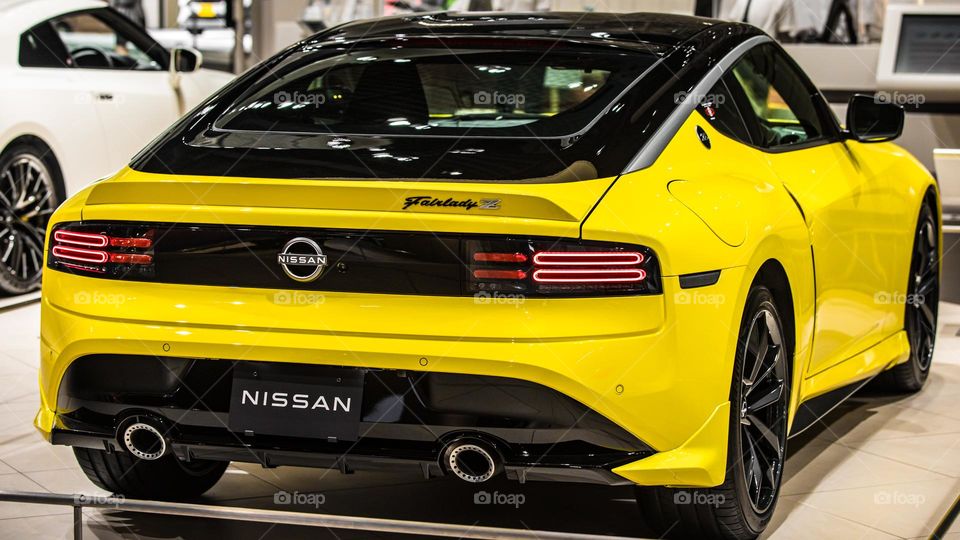 A brand new 2023 Fairlady Z Coupe at the Nissan headquarters in Yokohama, Japan. Once rumored to be called the 400Z in North America, this version will replace the very popular 370Z on the American roads.