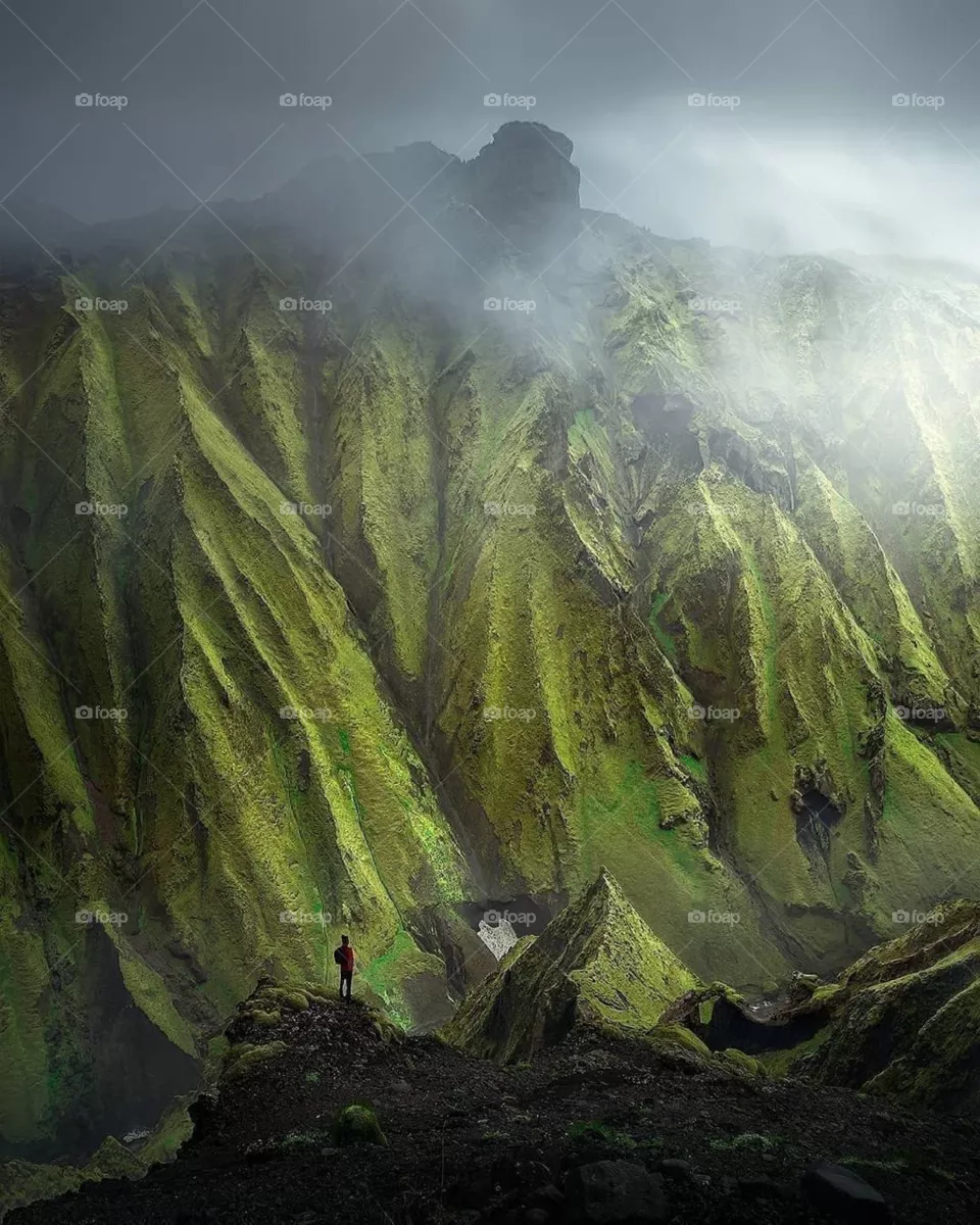 natural green mountain