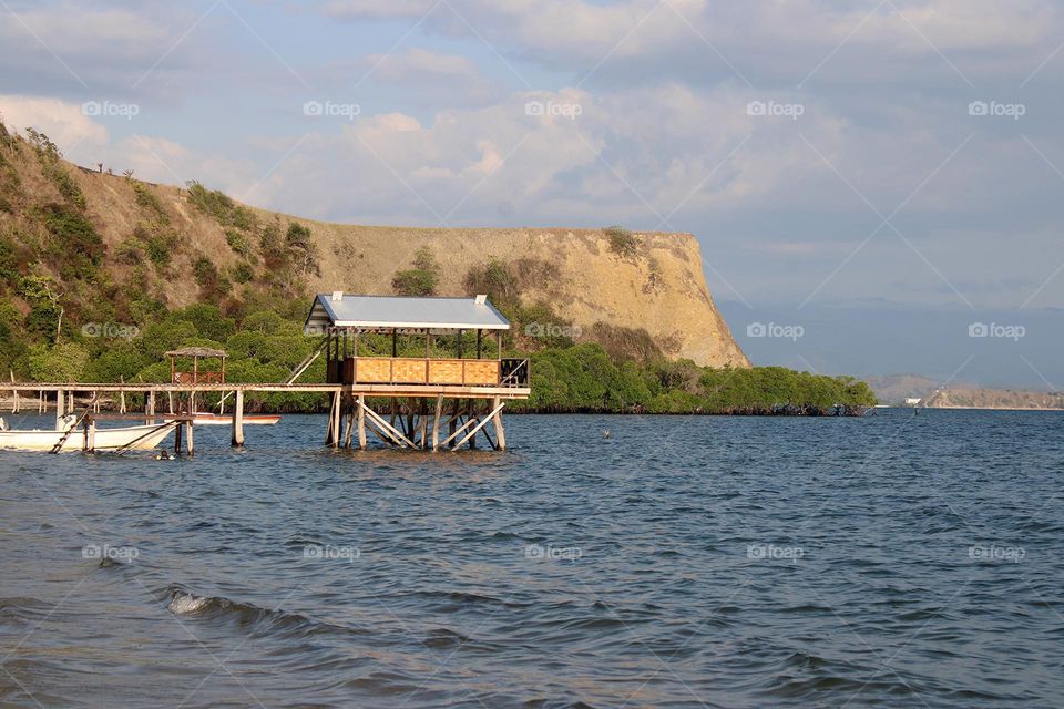 House by sea, Tutu Point, Port Moresby