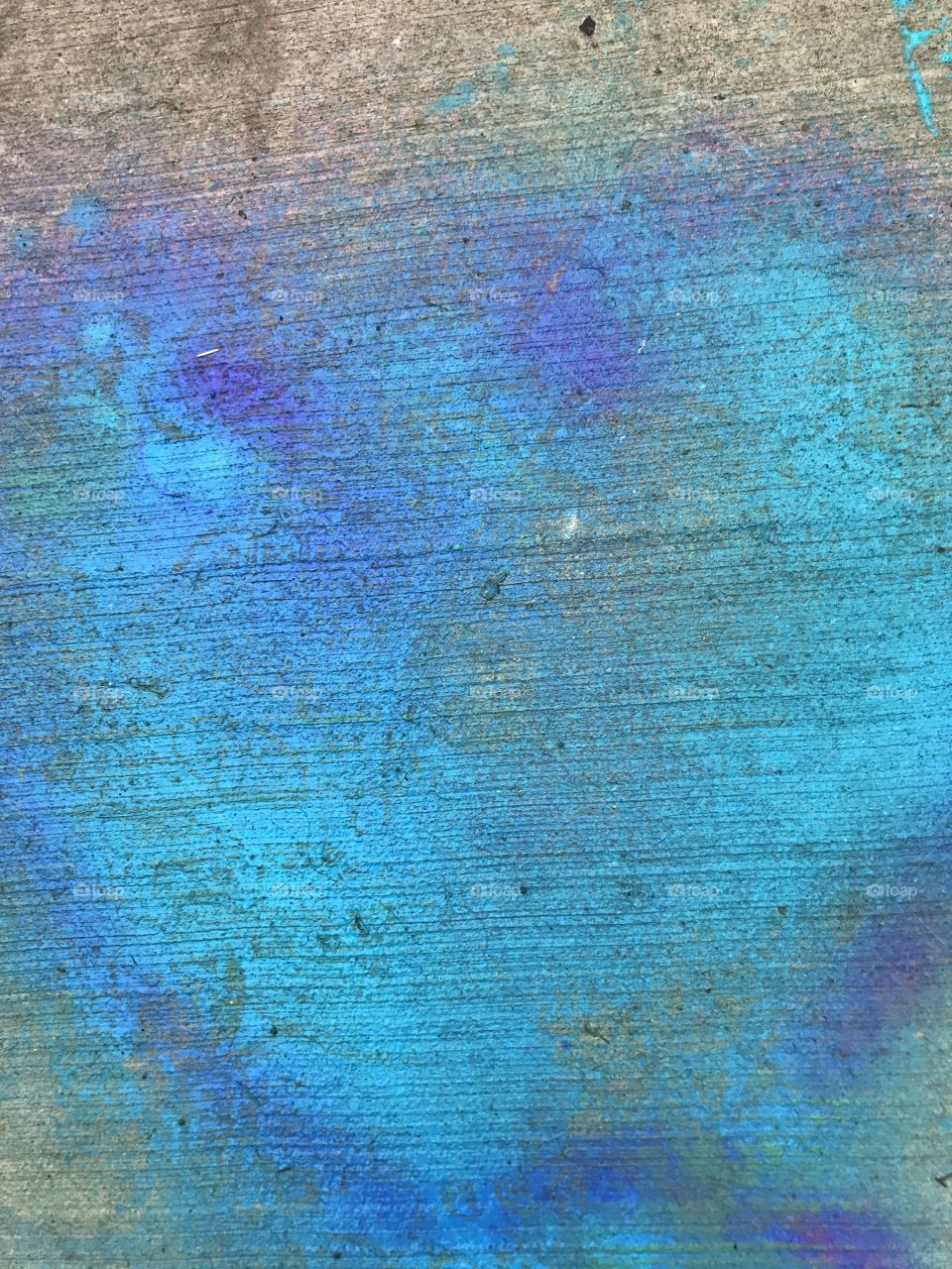 Random paint on a sidewalk 