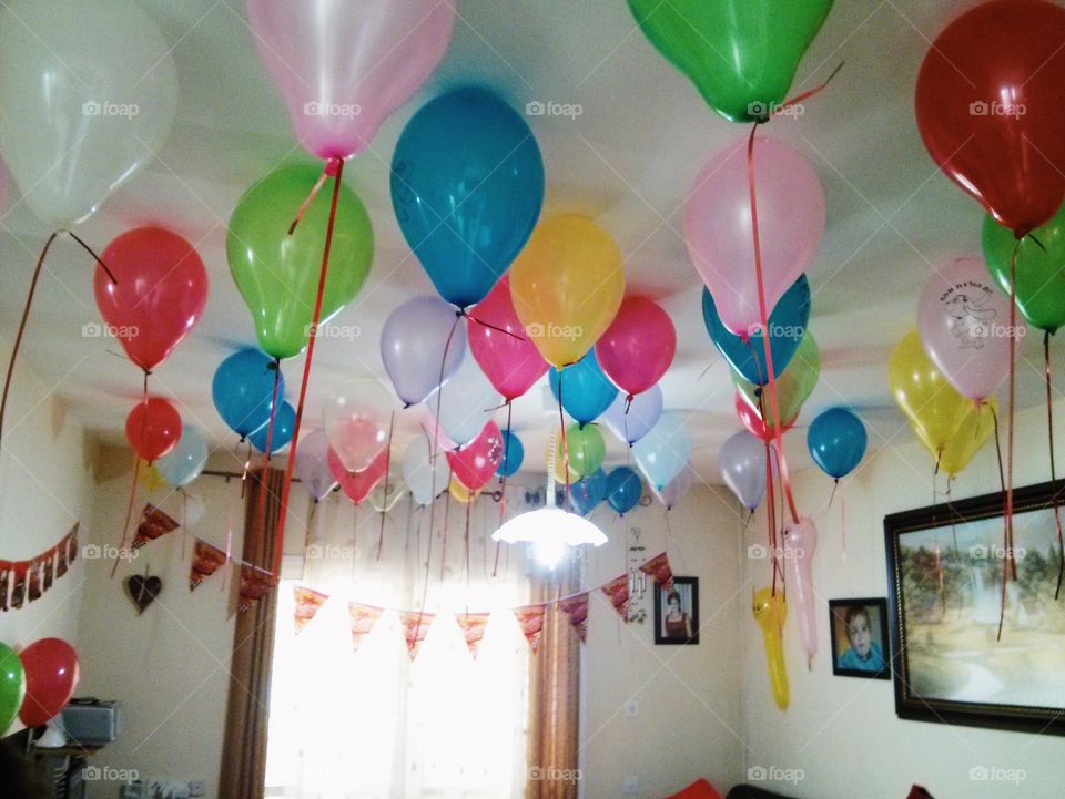 Birthday balloons 