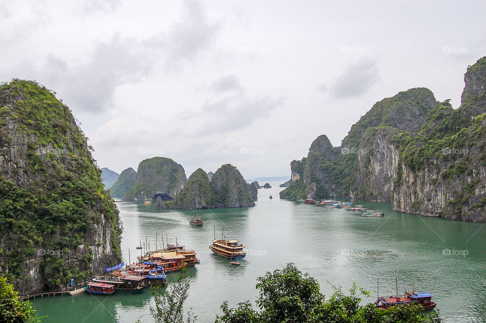 Ha Long Bay landscape