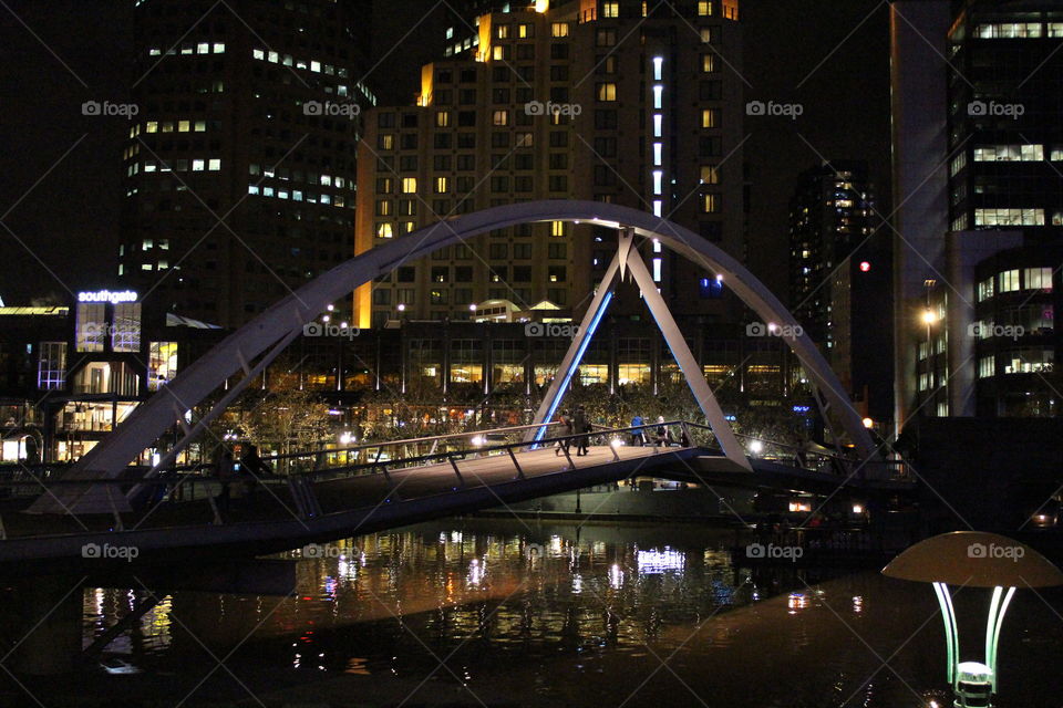 Bridge Yarra River. Melbourne