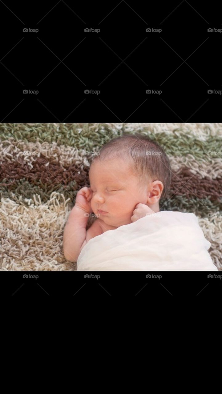 Baby boy sleeping 