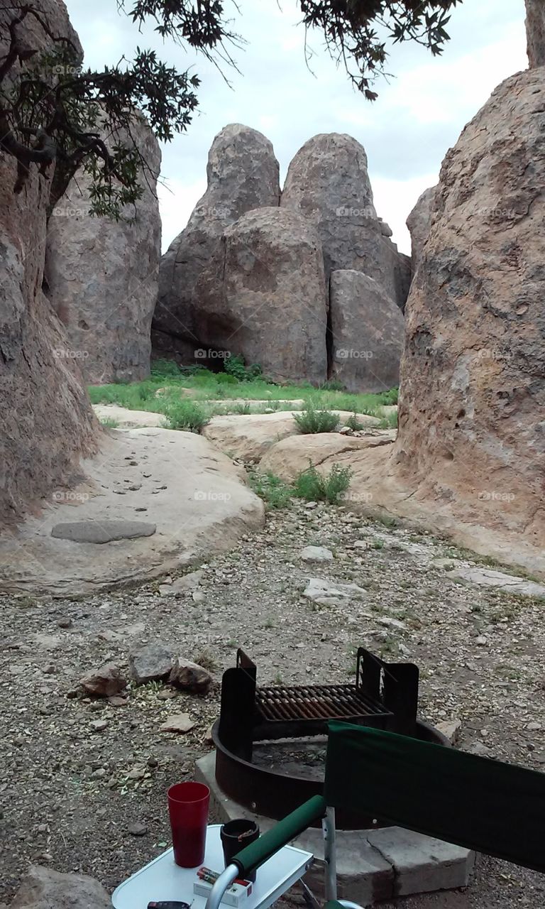 Campsite City of Rocks State Park