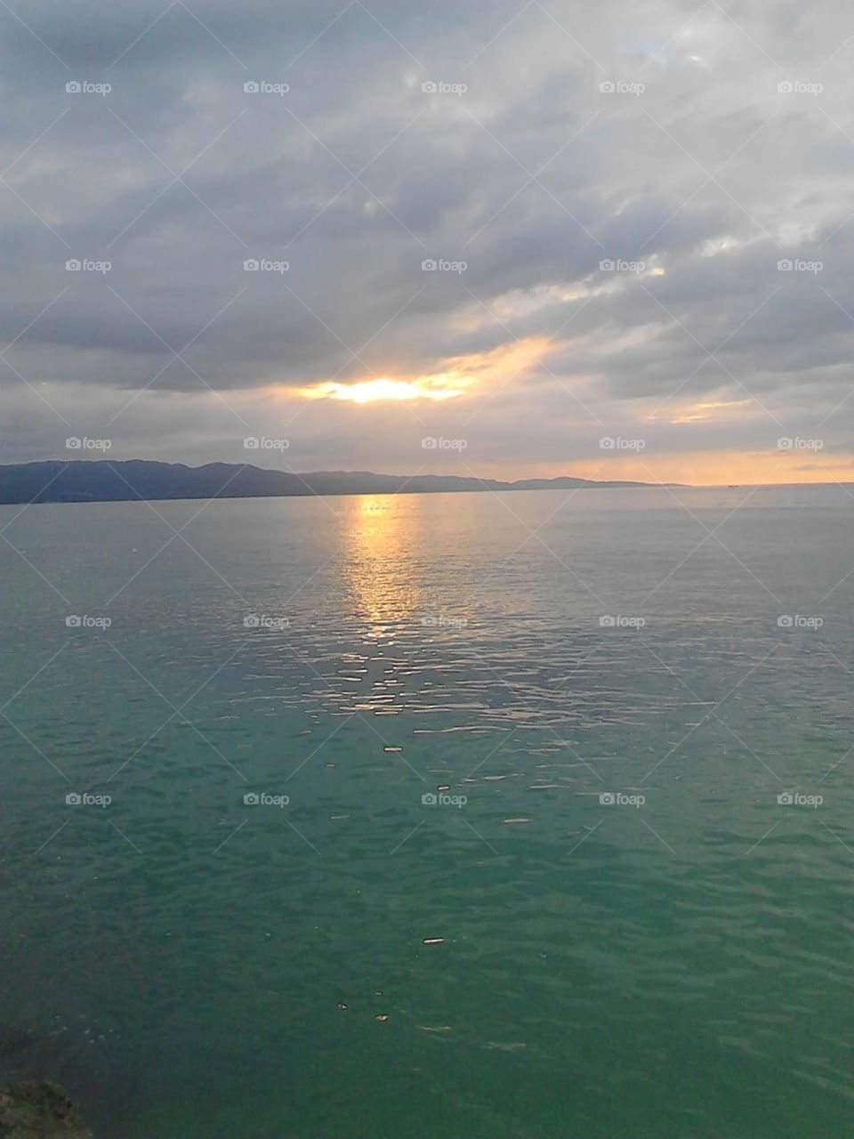 Romantic evening at the beach in Jamaica