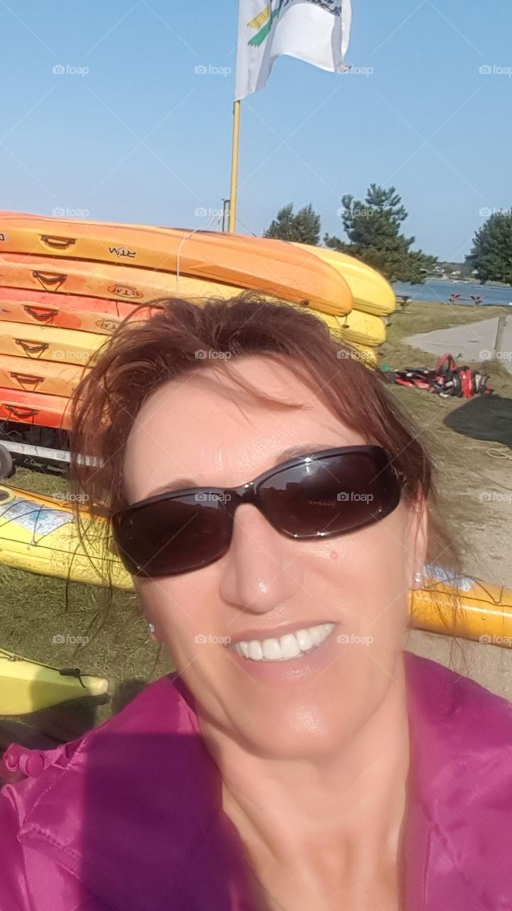 Kayaking day with a friend on Etel estuary