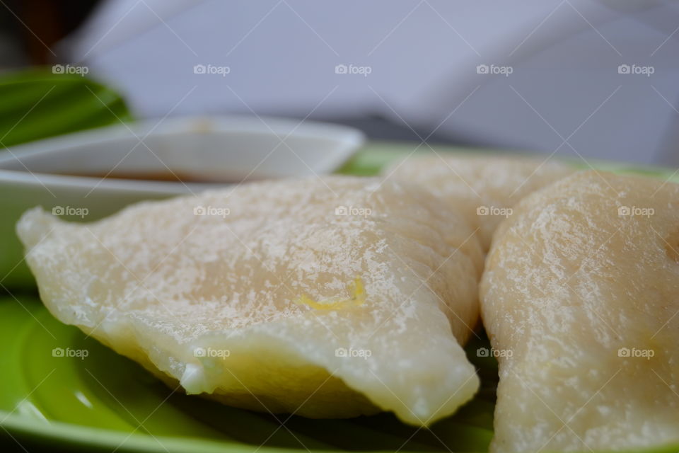 pempek telur rebus palembang, indonesian food