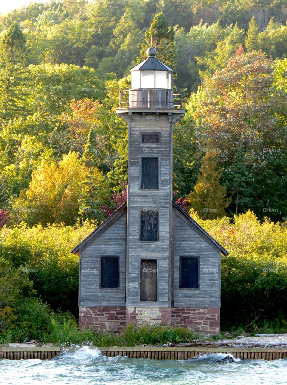 Grand Isle East Channel Light. Grand Island East Channel Lighthouse in Munising, MI