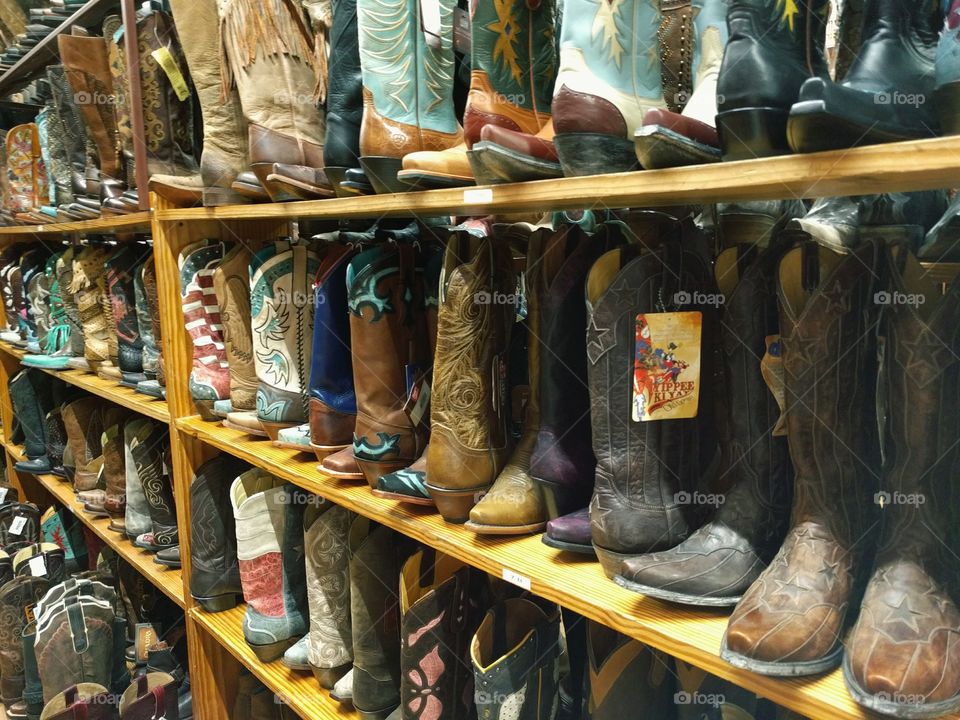 Cowboy boots, Austin Texas