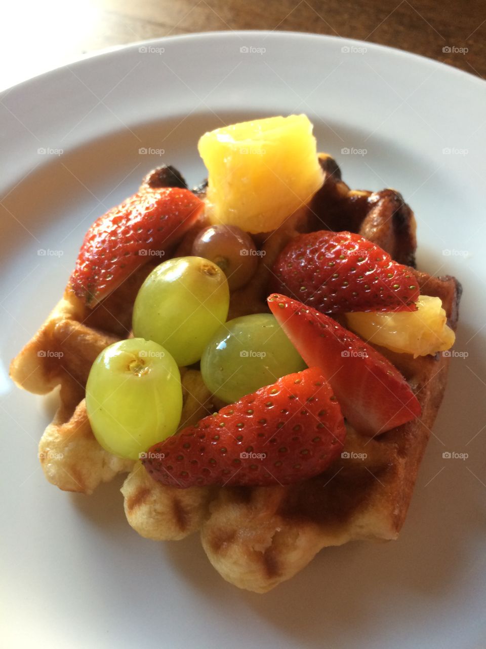 Fruit waffle 