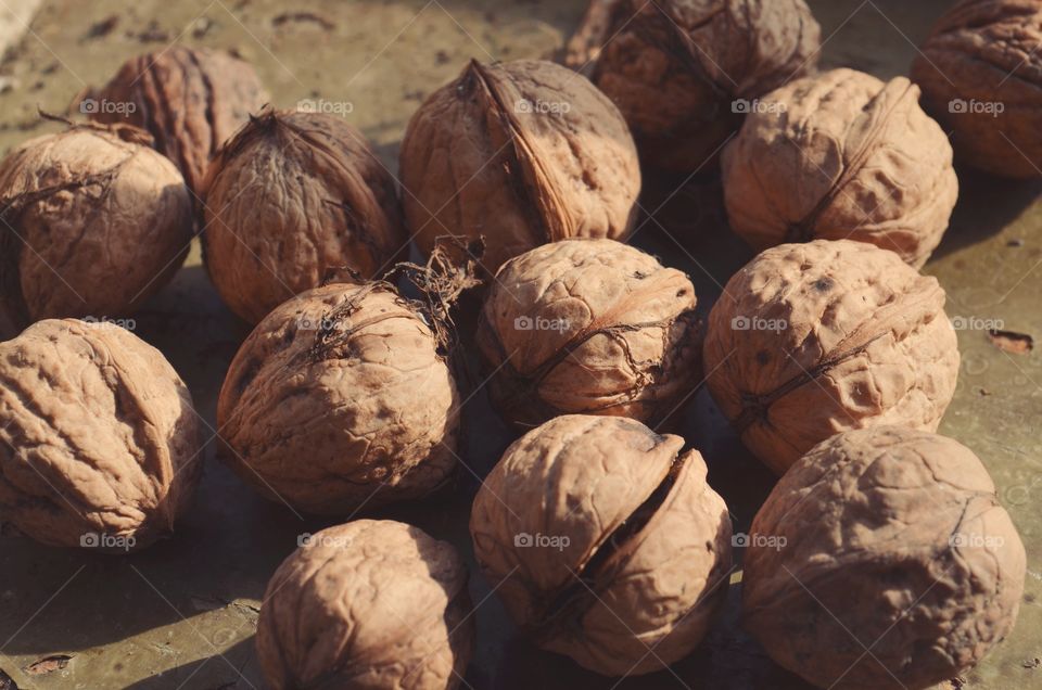 Lots of nuts ready for use. A plenty of dishes can be made using these delicious nuts.