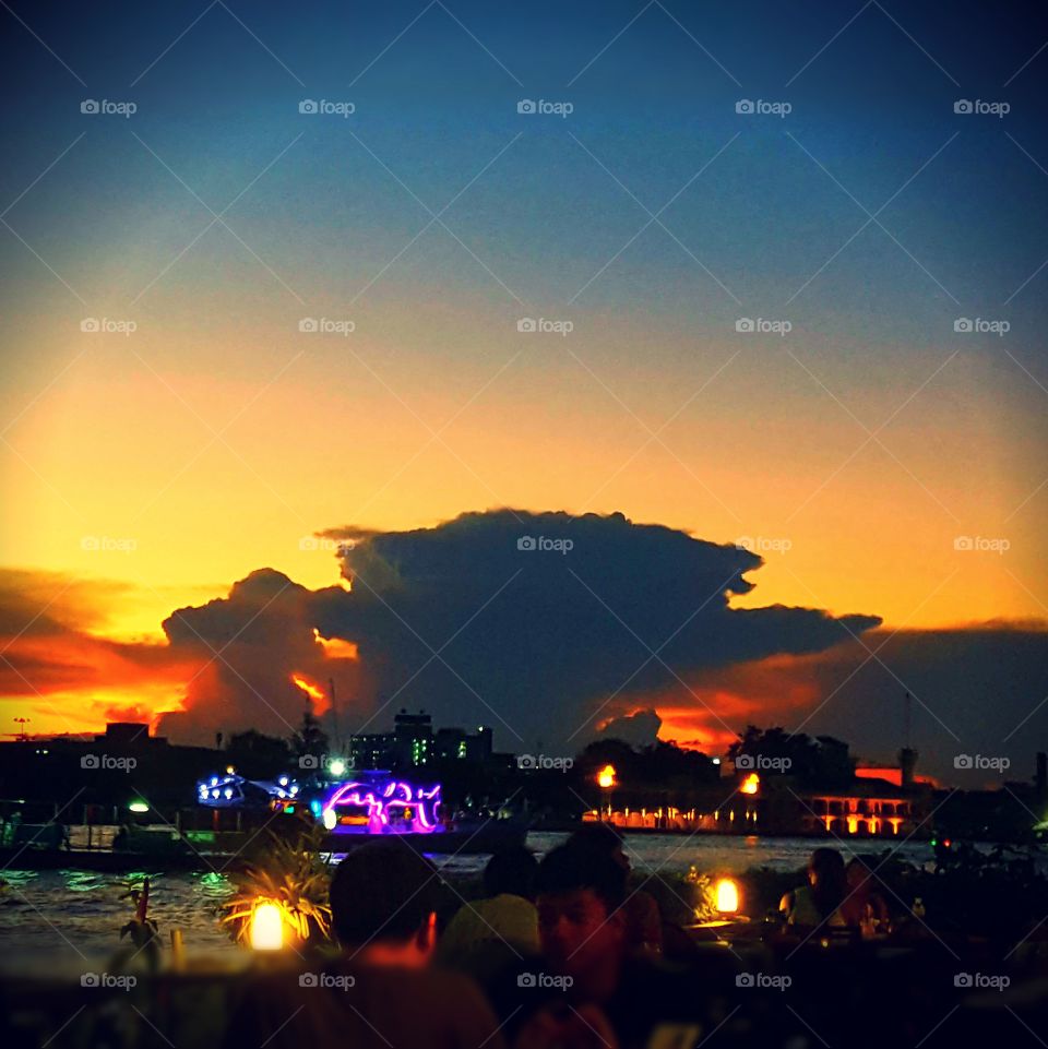 Gorgeous Bangkok in the evening