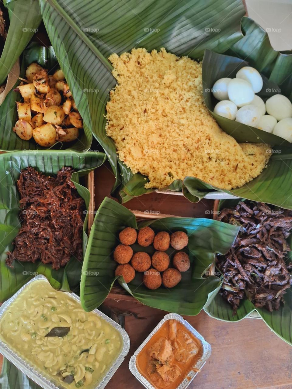 All together.  lunch time