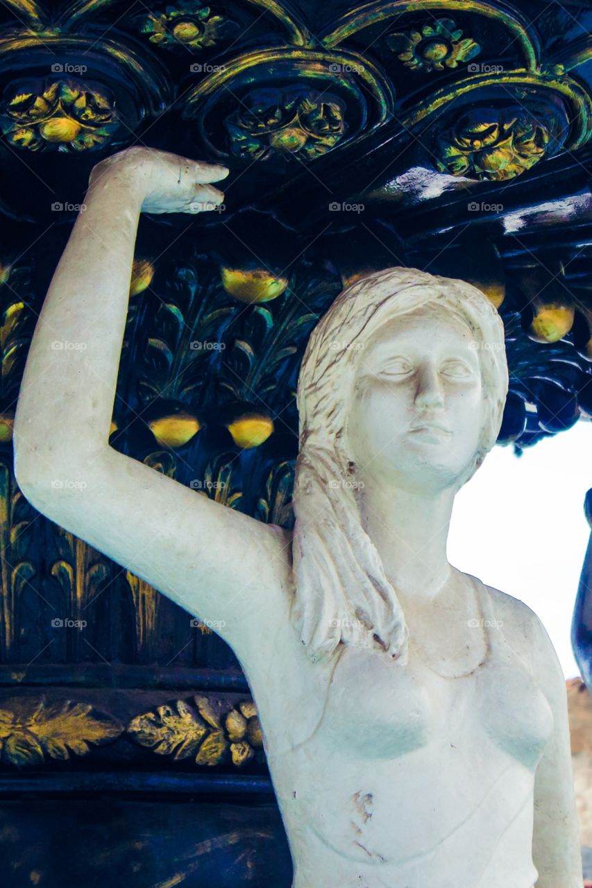 Statue in a fountain of Maracaibo, Venezuela