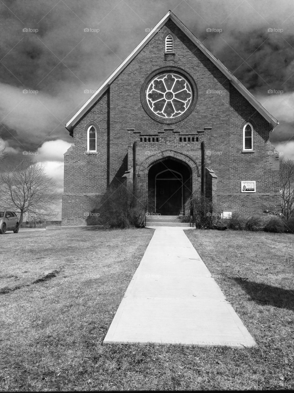 Ghost town church 