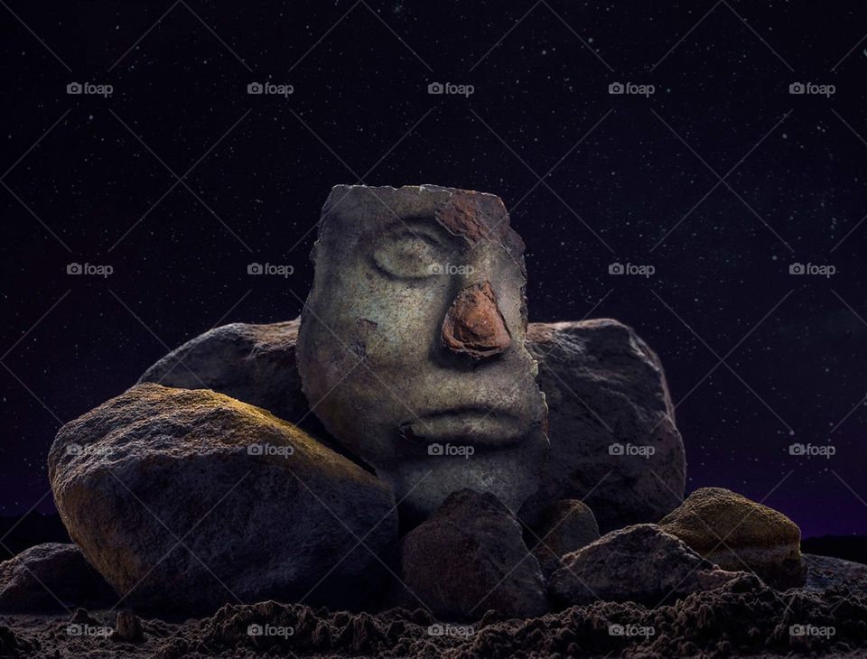 stone face