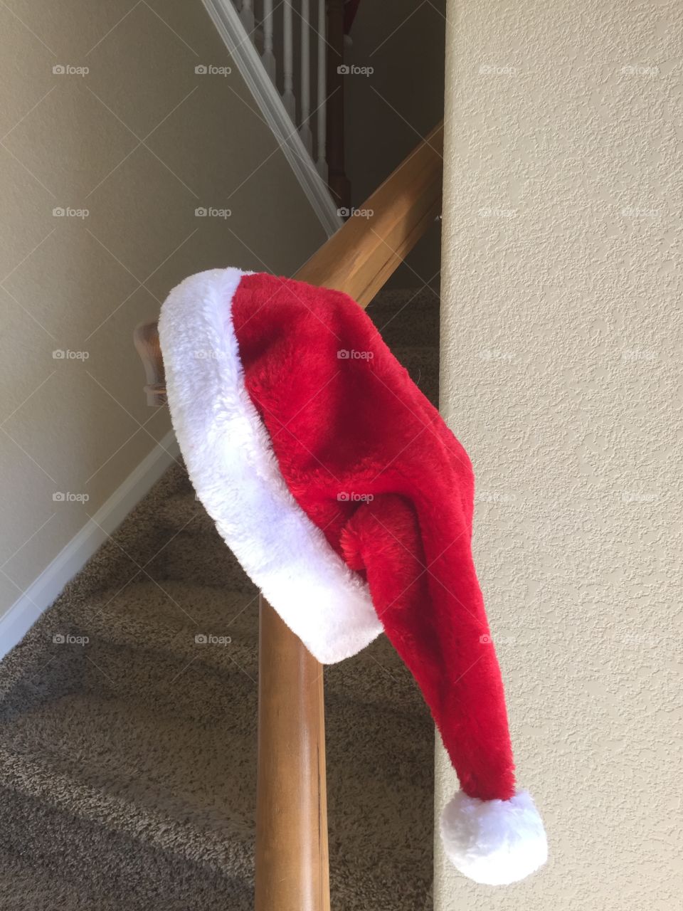 Santa left his hat