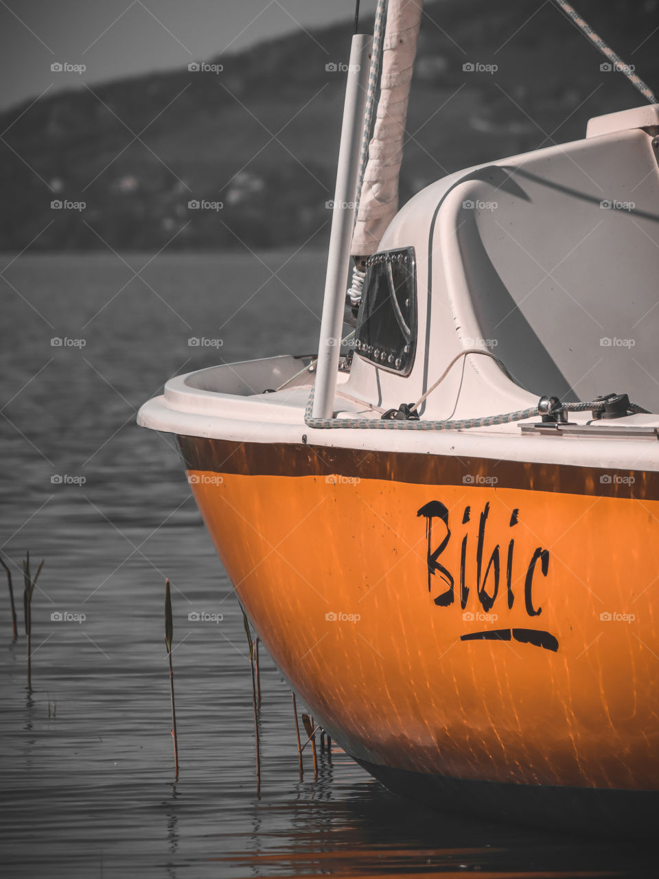 Sailing on Lake Balaton