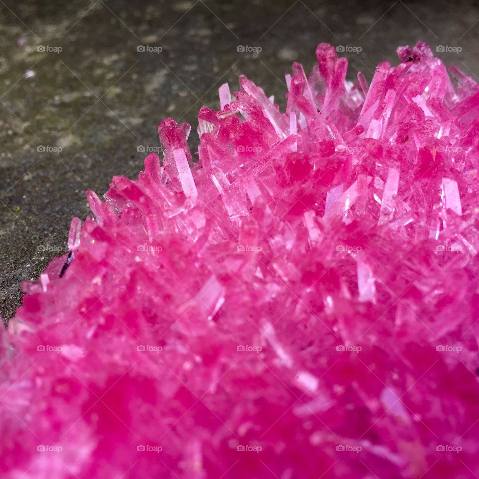 Pink crystals 