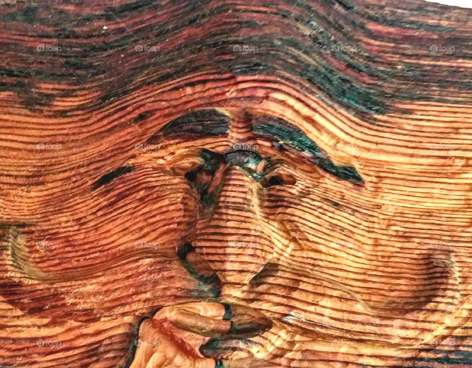Wood face