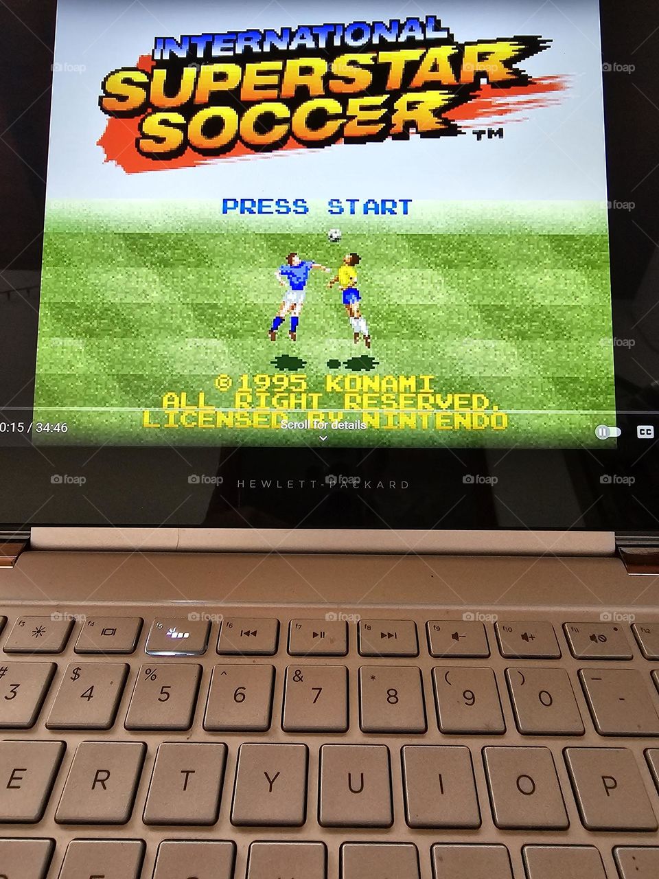 A video game for those who love sports; Superstar Soccer. Team from all over the world play each other, players are bought and sold, their score records kept and valued. Lots of brotherly fun in this house.