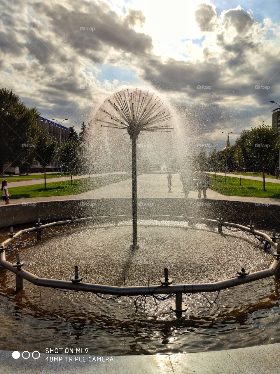 City fountain