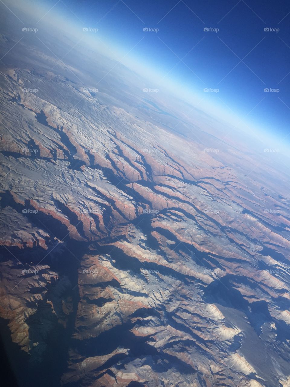 High angle view of a mountain