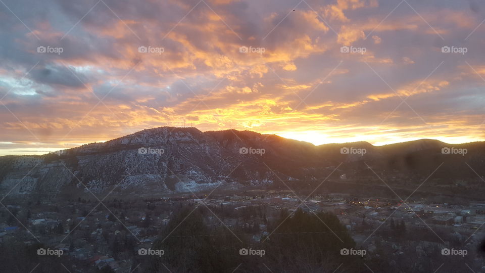 Sunset over Durango 
Durango, CO