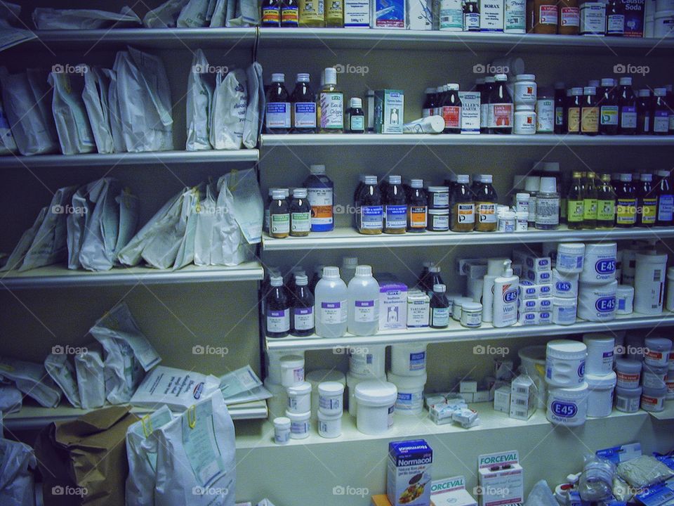 Pharmacy. Chemists shop